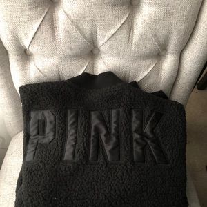 Victoria Secret Pink Sherpa Bomber jacket